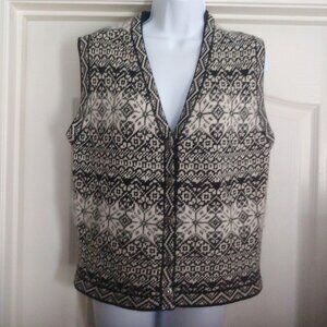 Pendleton Knockabout Womens Business Casual Wool Button Vest M
